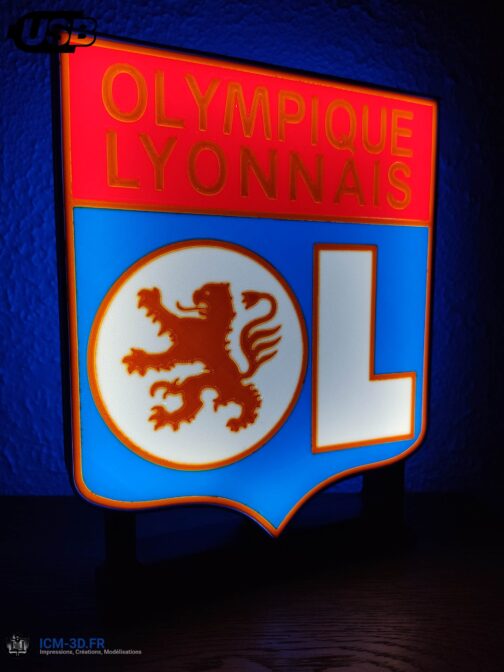 Logo - Emblème OL - Olympique Lyonnais