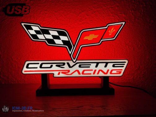 Logo - Emblème CORVETTE