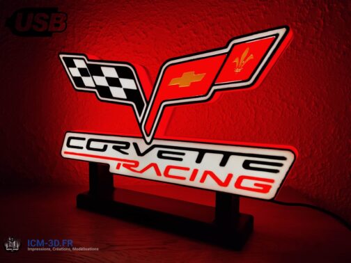Logo - Emblème CORVETTE