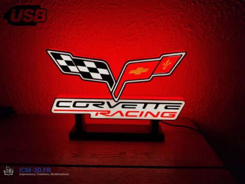 Logo - Emblème CORVETTE