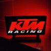 Ktm Racing , logo , enseigne , lampe 3D led lumineux