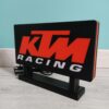 Logo LED KTM Racing 3D – Lampe LED | Veilleuse Emblème KTM, Fan Art | Idéal pour Fans et Décoration