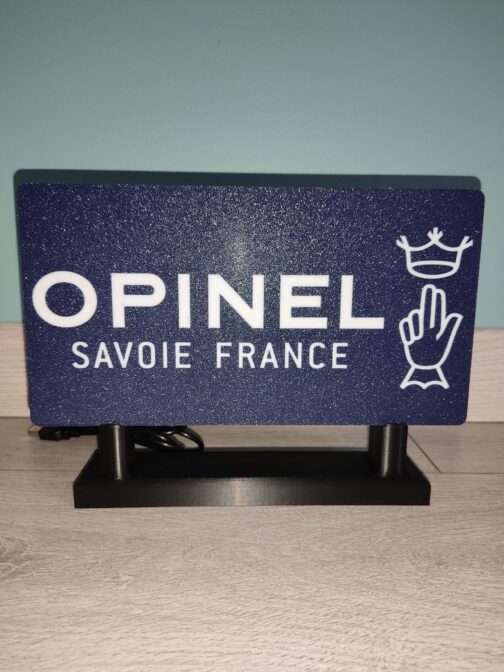 Logo Led Opinel - Lampe unique pour Fans et Collectionneurs