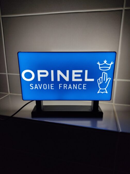 Logo Led Opinel - Lampe unique pour Fans et Collectionneurs
