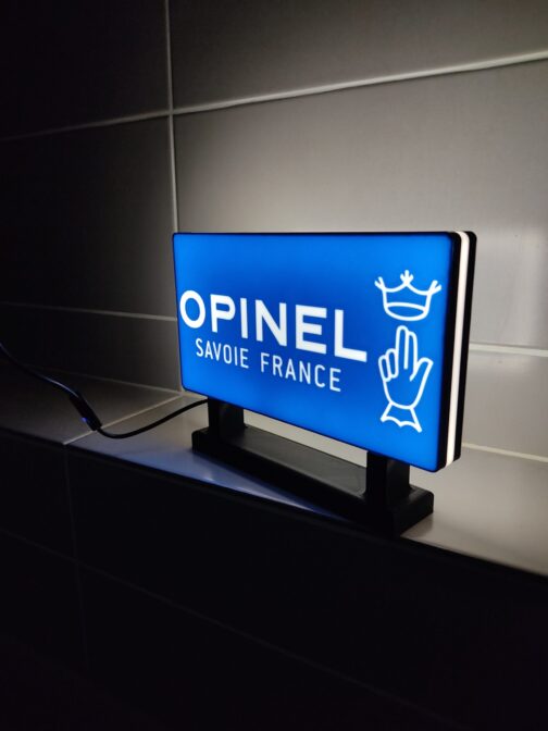 Logo Led Opinel - Lampe unique pour Fans et Collectionneurs