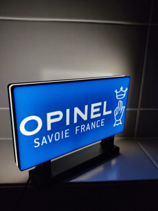 Logo Led Opinel - Lampe unique pour Fans et Collectionneurs