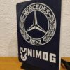 Logo LED 3D MERCEDES UNIMOG – Enseigne / Emblème / Lampe / Veilleuse Lumineux Fan Art