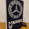 Logo LED 3D MERCEDES UNIMOG – Enseigne / Emblème / Lampe / Veilleuse Lumineux Fan Art