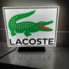 Logo LED 3D LACOSTE – Enseigne / Emblème / Lampe / Veilleuse Lumineux Fan Art