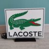 Logo LED 3D LACOSTE – Enseigne / Emblème / Lampe / Veilleuse Lumineux Fan Art