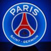 Logo LED 3D PSG - Paris Saint Germain – Enseigne / Emblème / Lampe / Veilleuse Lumineux Fan Art