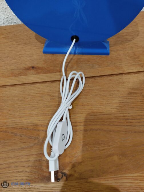 Logo LED 3D PSG - Paris Saint Germain – Enseigne / Emblème / Lampe / Veilleuse Lumineux Fan Art