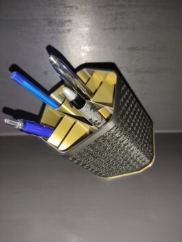 Pot à crayons design en PLA – chic & élégant – Personnalisable – Impression 3D française | ICM 3D