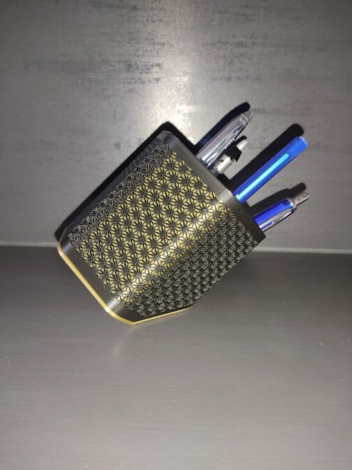 Pot à crayons design en PLA – chic & élégant – Personnalisable – Impression 3D française | ICM 3D