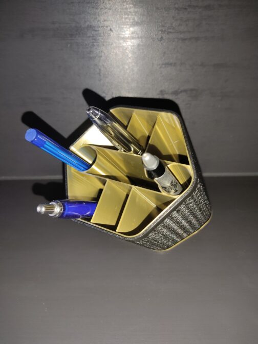 Pot à crayons design en PLA – chic & élégant – Personnalisable – Impression 3D française | ICM 3D