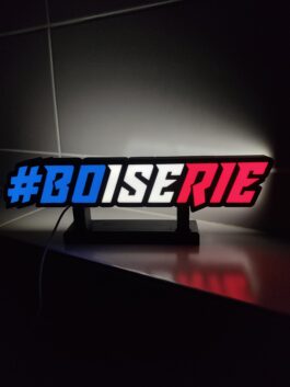 🔥 Logo LED 3D #BOISERIE